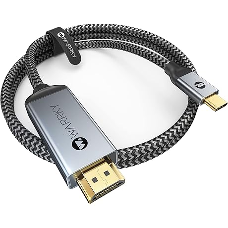 Warrky High-Speed USB-C to HDMI Cable [10ft]