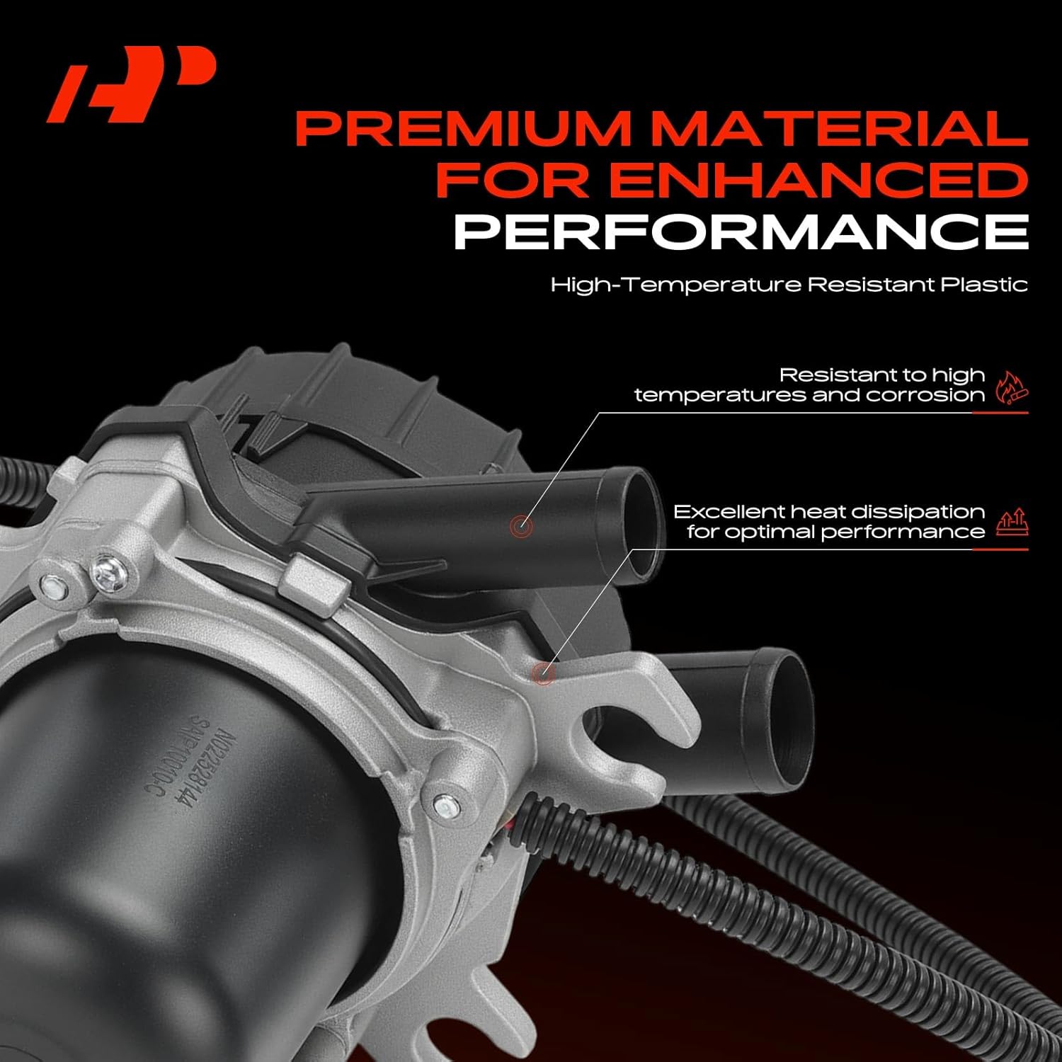 A-Premium 17610-0S010 Secondary Air Injection Smog Pump Compatible with 2007-2013 Toyota Tundra, Venza, Sequoia, Land Cruiser, Lexus LX570 4.6L 4.7L 5.7L, Replace# 176100S010