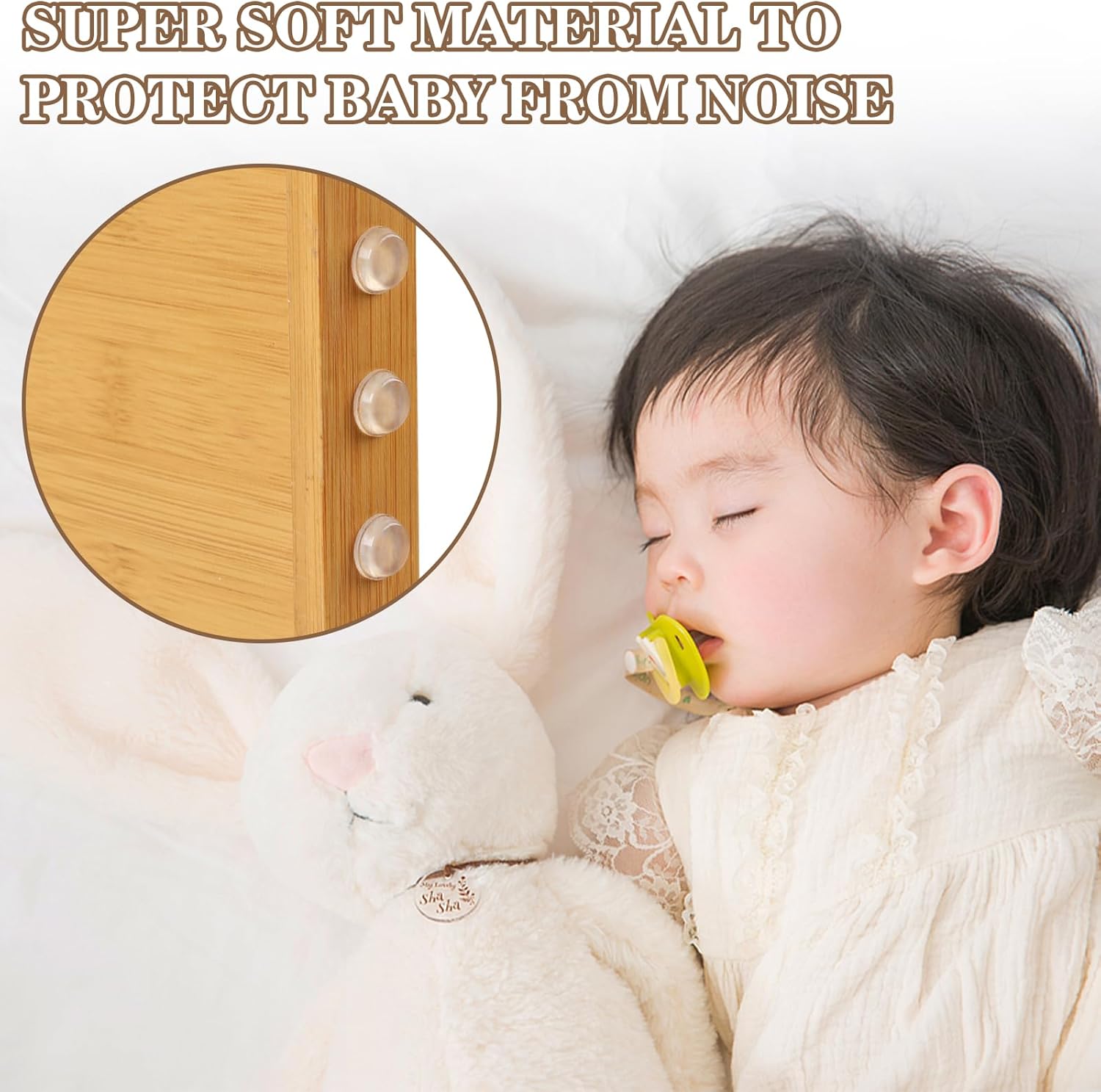 Cabinet Door Bumper 192P, Self Adhesive Cabinet Bumpers 0.5 Inch, Clear Rubber Bumpers for Cabinet Doors, Wall Protection, Drawers Stops, Glass Tops, Picture Frames, Kitchen Furniture