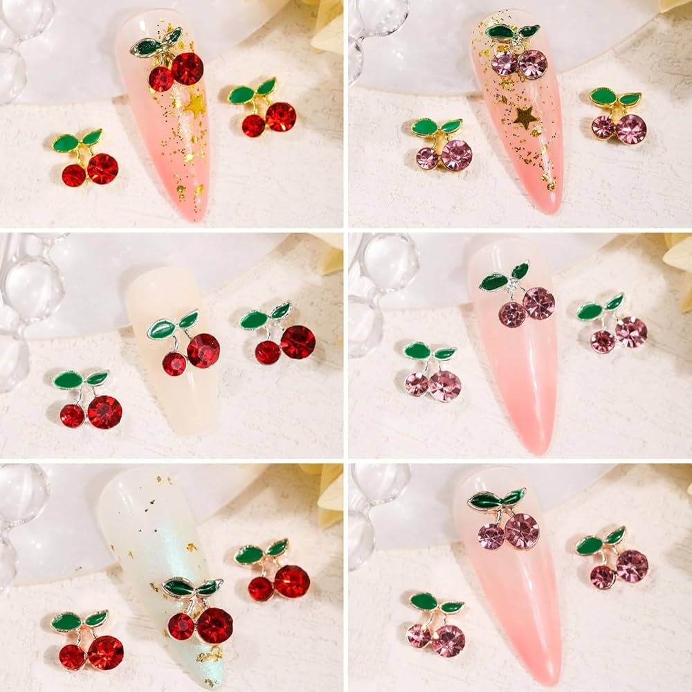 Amazon.co.jp: チェリー ネイルパーツ ラインストーン 30個