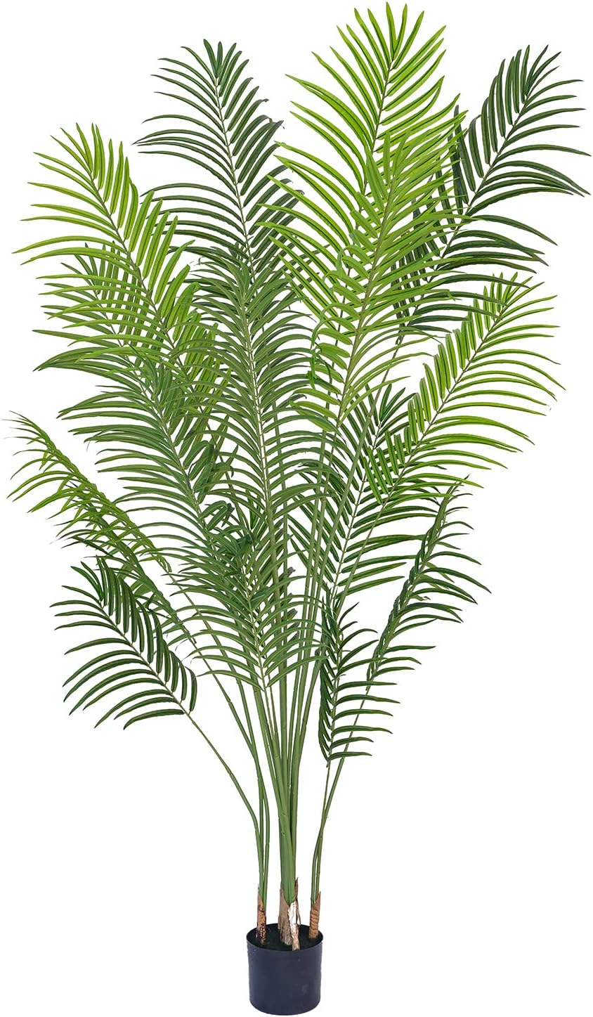 Phimos Artificial Areca Palm Plant Fake Tropical Palm Tree