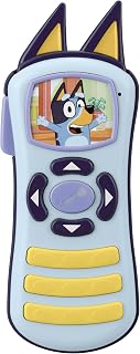 eKids Bluey Toy Remote Control for Toddlers with Built-in Music and Sound Effects, Designed for Fans of Bluey Toys