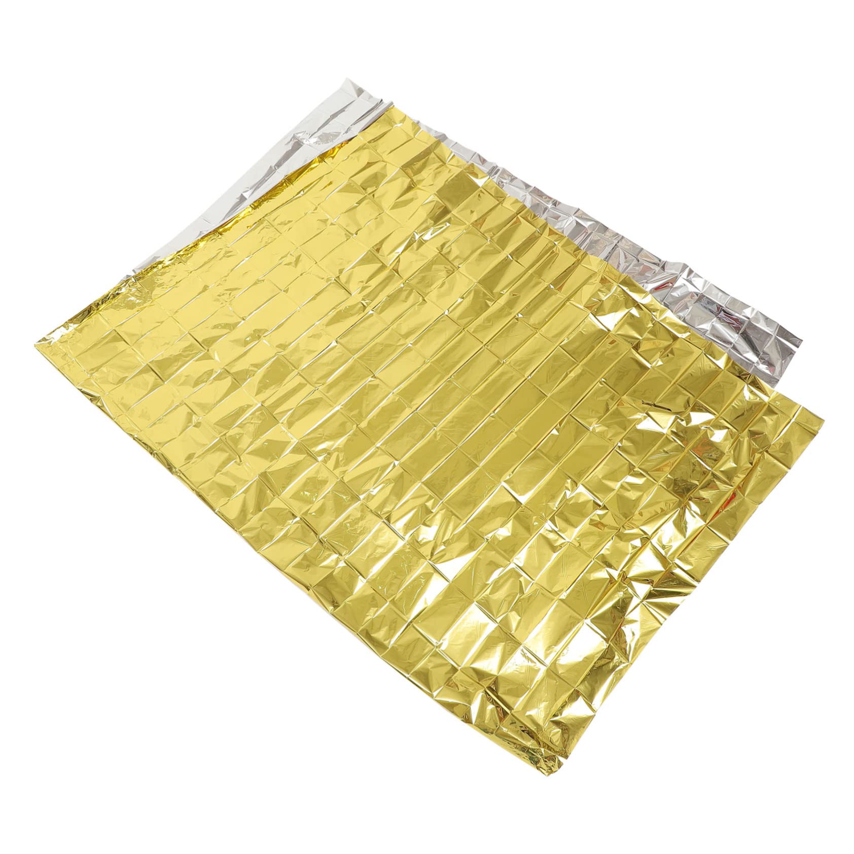 GOOHOCHY Marathon Emergency Thermal Blanket Outdoor Camping Insulation Emergency Survival Blanket 10pcs Silver