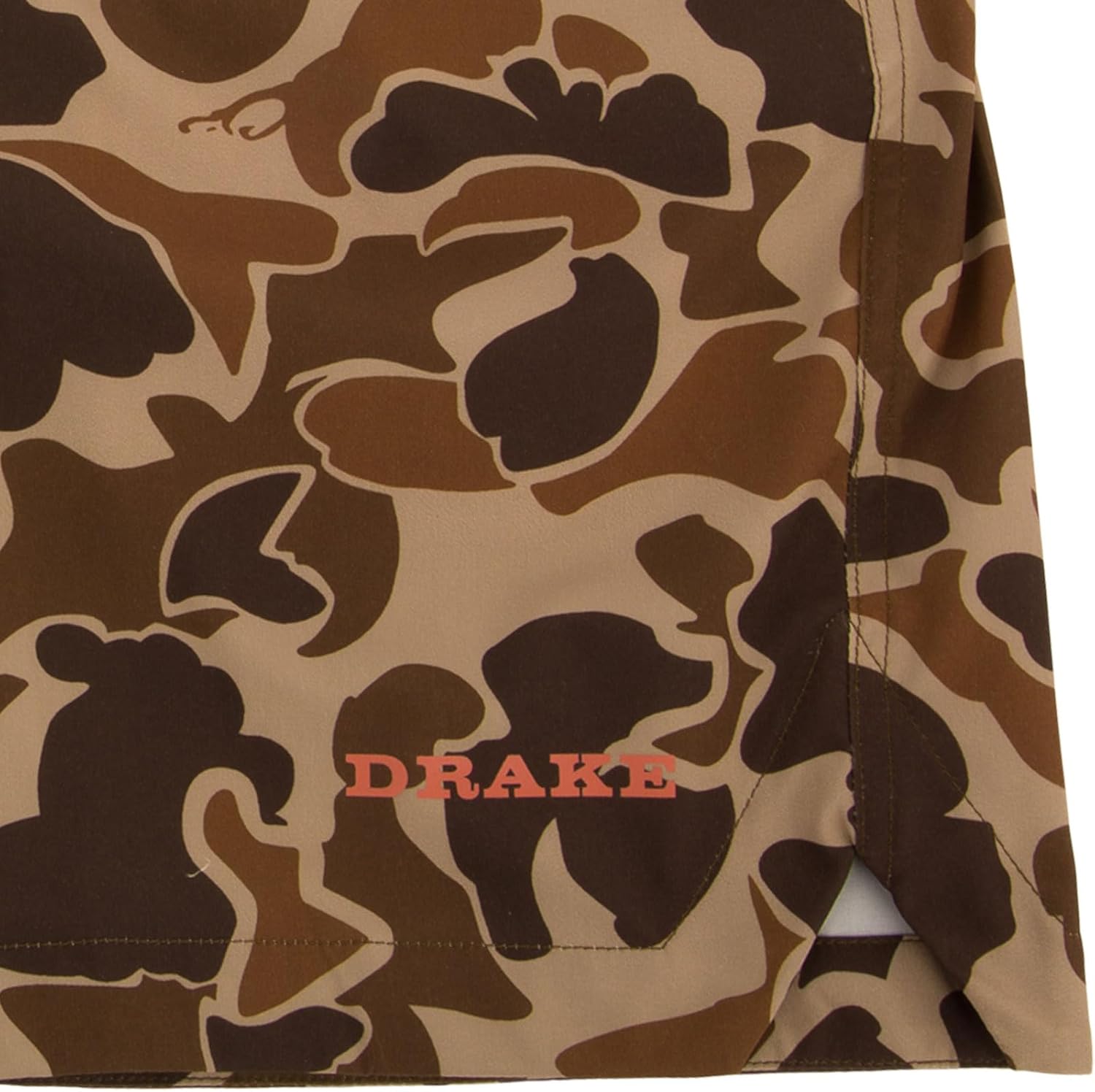 Drake Waterfowl Men's Lake Shore Dock Short - Lightweight Quick-Dry Stretch Outdoor Shorts w/Mesh Liner, Pockets & 6" Inseam