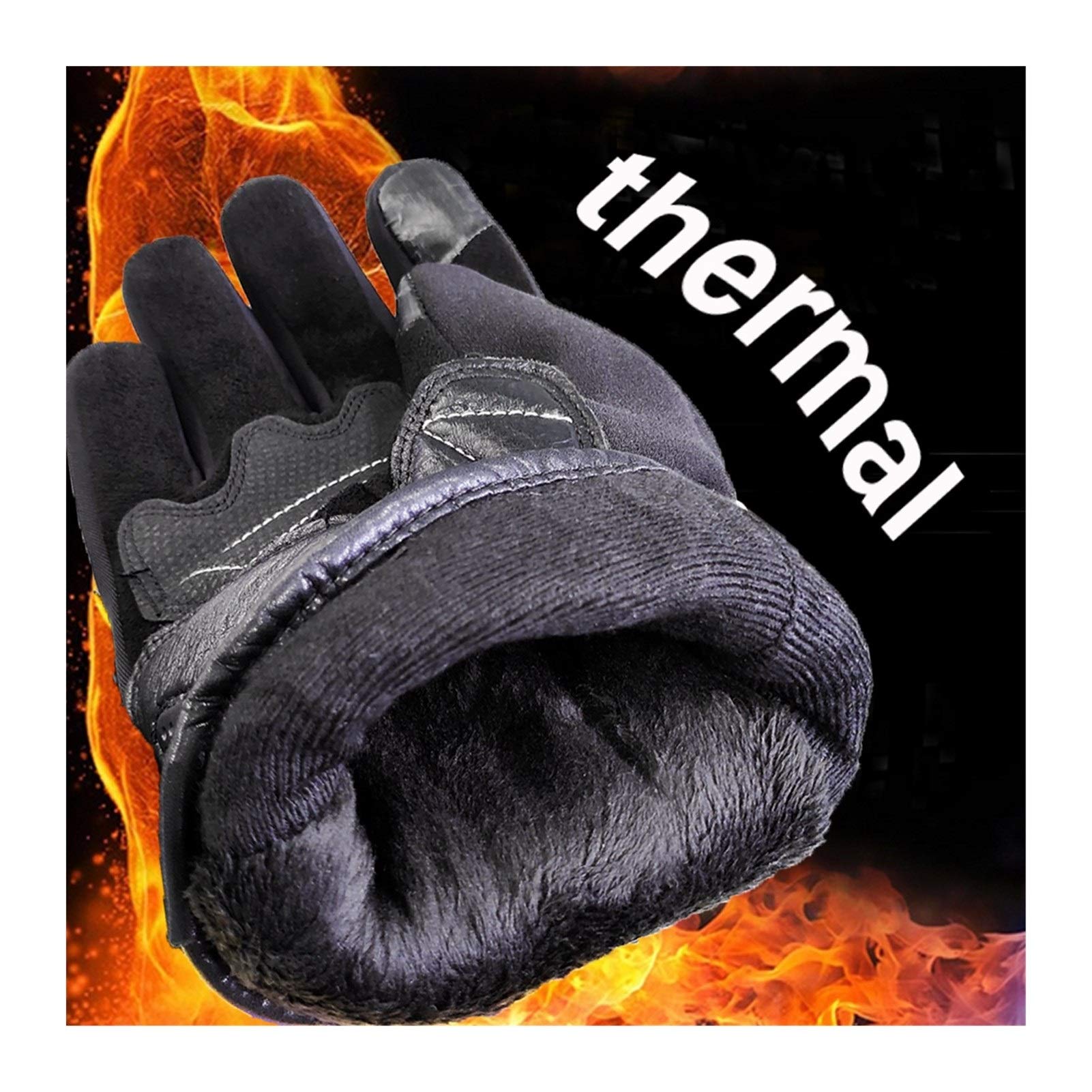 Guanti da ciclismo invernali guanti da moto termici impermeabili uomo donna outdoor antivento caldo moto touchscreen guanti da equitazione guanti da bici