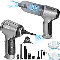 Vista 1 de WADEO Aspiradora de mano inalámbrica, 9000 PA, aspiradora portátil inalámbrica, mini aspiradora, ultraligera de 0.7 libras, aspiradora de mano