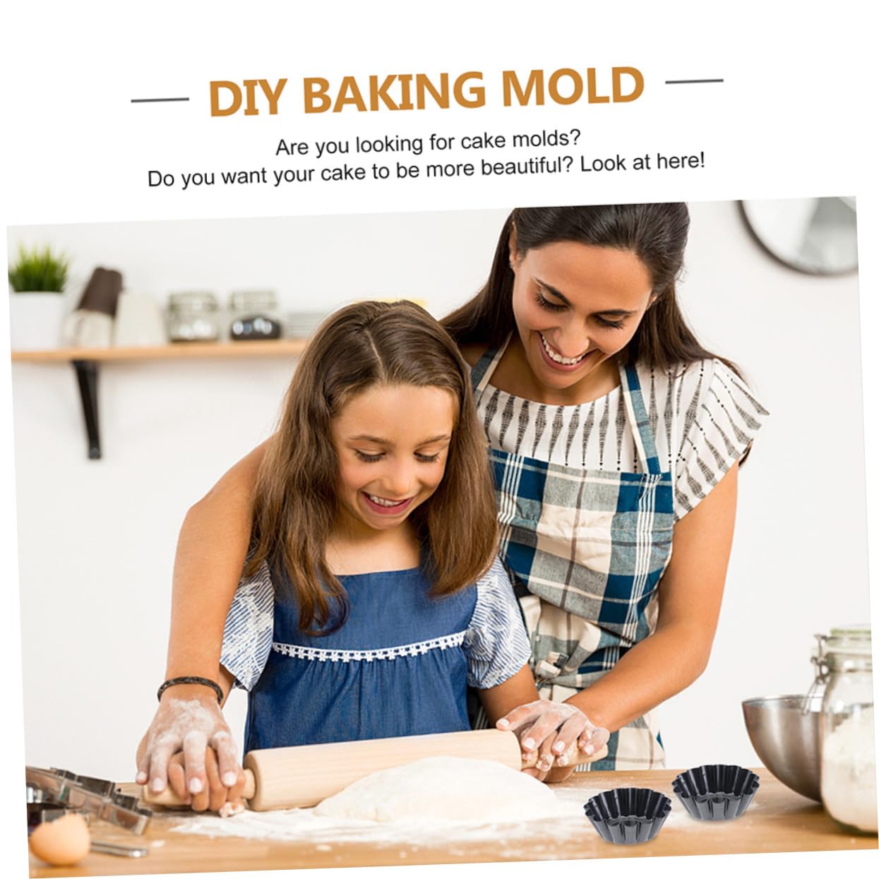 15 piezas Molde para Tartaletas de Huevo de Acero al Carbono de Antiadherente Resistente Gran Conductividad Térmica Accesorio de Repostería Multifunción para Cupcakes y Tartas