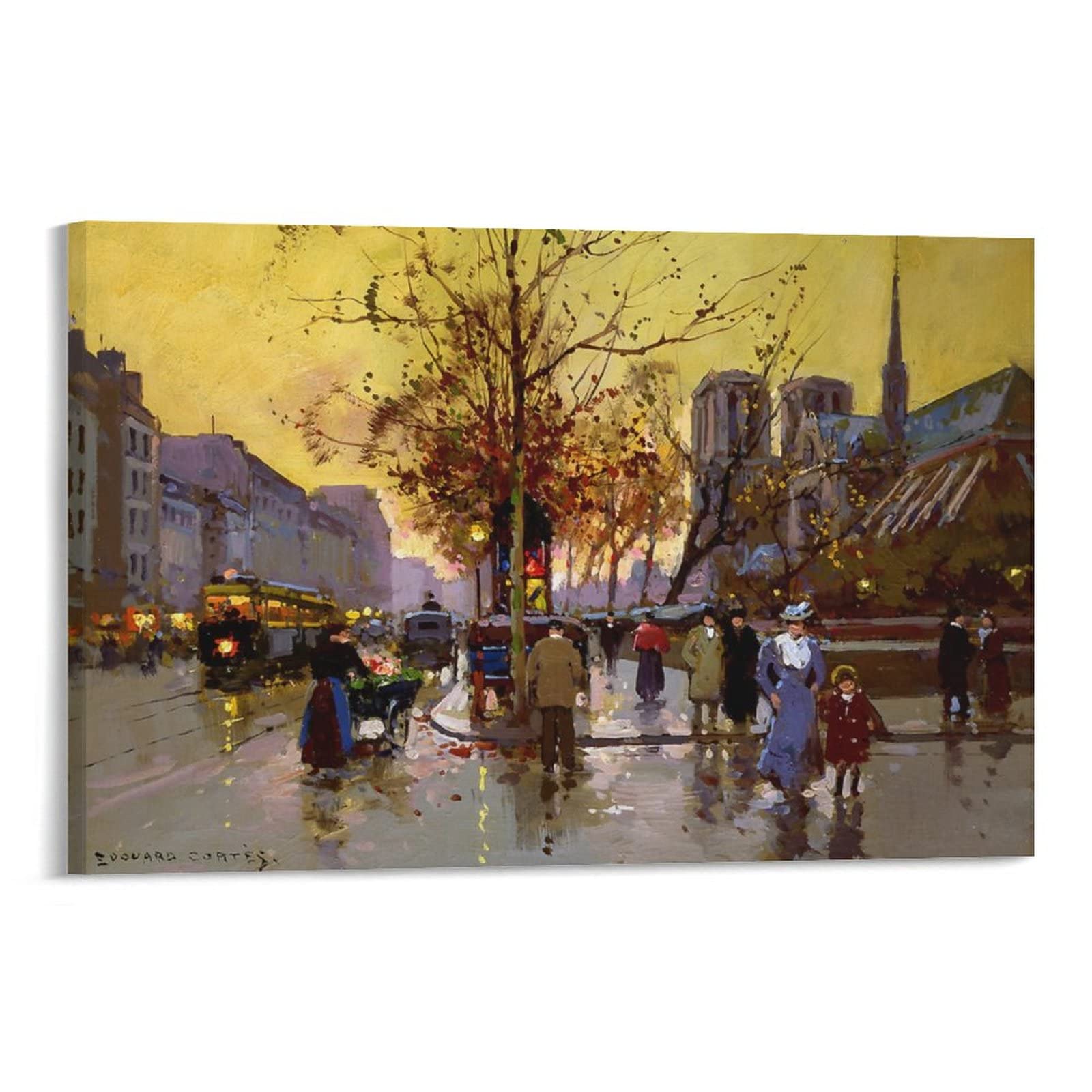 French Painters Edouard Cortes Angelica De Montebello Poster Room Aesthetic Poster Print Art Wall Painting Canvas Posters Gifts Modern Bedroom Decor 24x36inch(60x90cm)