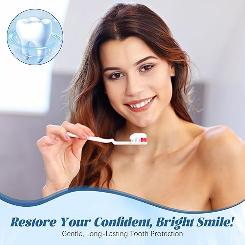 Miniatura 6 de 2 piezas de reparación odontica nudenta, líquido de armadura dental curativa de caries, complejo de remineralización de nano hidroxiapatita para