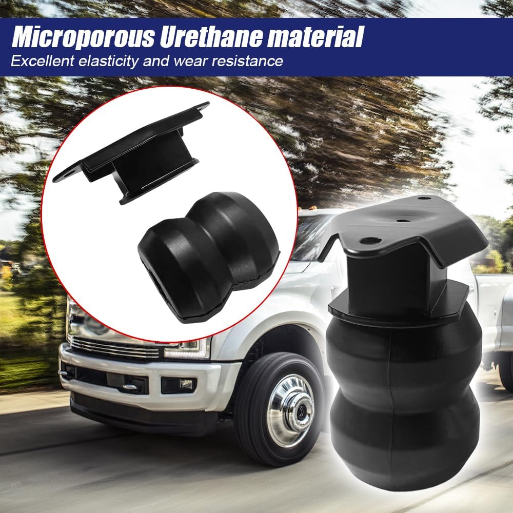 FR250SDJ Rear Bump Stop Rubber, Super Duty SES, Fit for Ford F-250 Super Duty 2017-2025 Models, Replace for Timbren Rear Air Helper Springs Kit