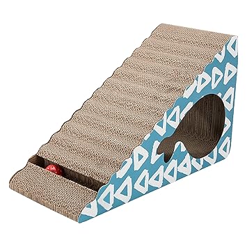 Homgee Vertical Cat Scratching Post Cat Scratcher Cardboard Cat Scratching Pad