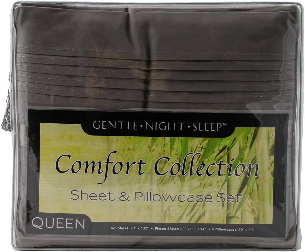 Microfiber Sheet Set Queen - Slate Grey