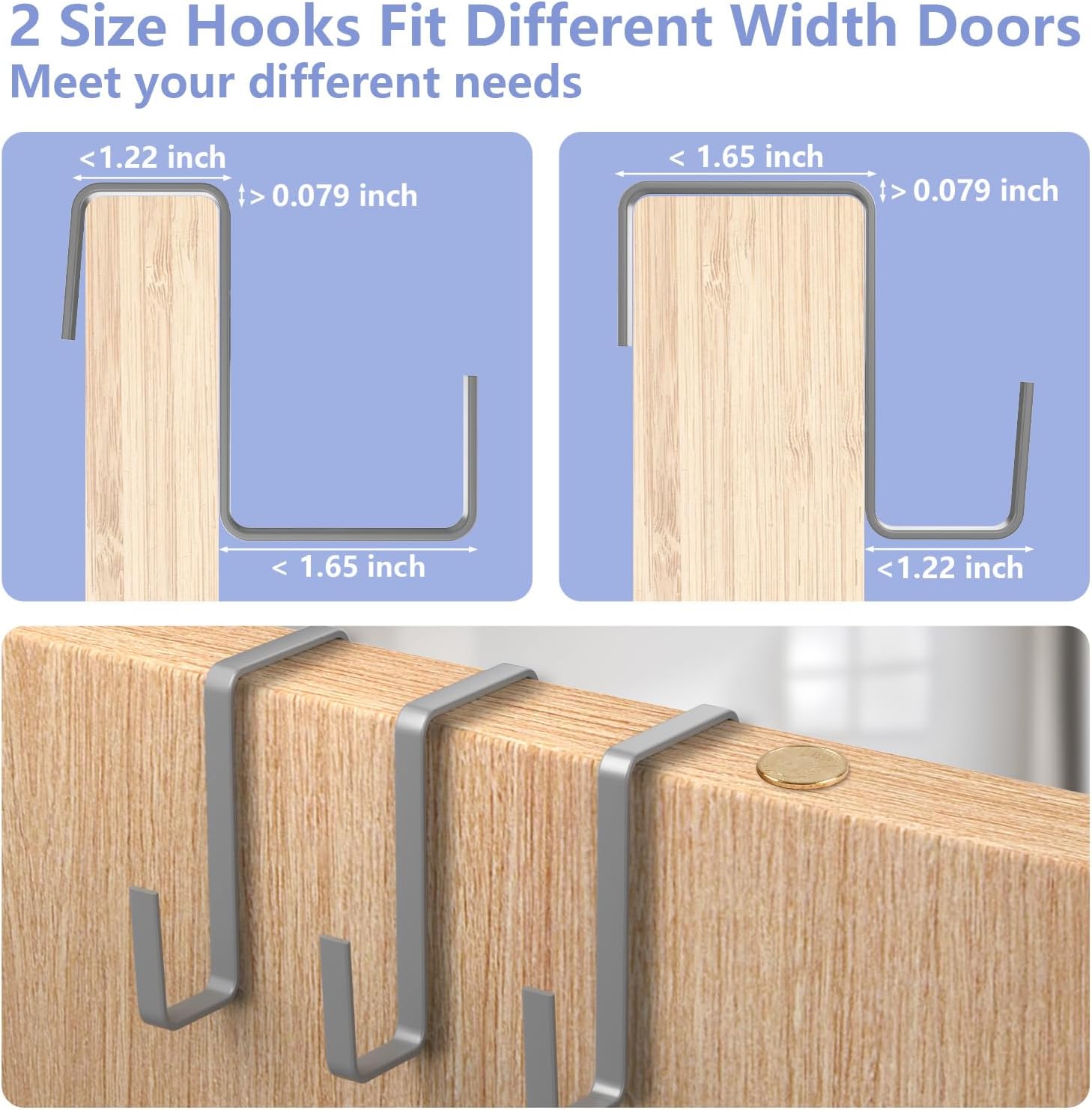 FENTEC 1 Pack Over-the-Door-Shoe-Organizers, Hanging Shoe Organizer with Large Pocket Shoe Holder Hanging Shoe Rack for Closet Shoe Organizer for Wall, Over Door Organizer with 15 Pockets Black