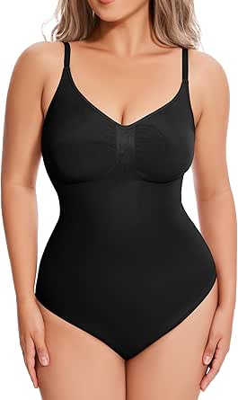 Body Gainant Ventre Plat Body Gainant Everbellus Sans Couture - Ventre Plat, Nylon/spandex, Taille S à XXL Corset Minceur Femme - 4