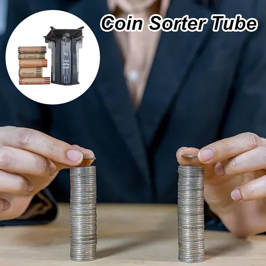 USD Coin Counter Sorter And Wrapper Machine Money Counter Organizer