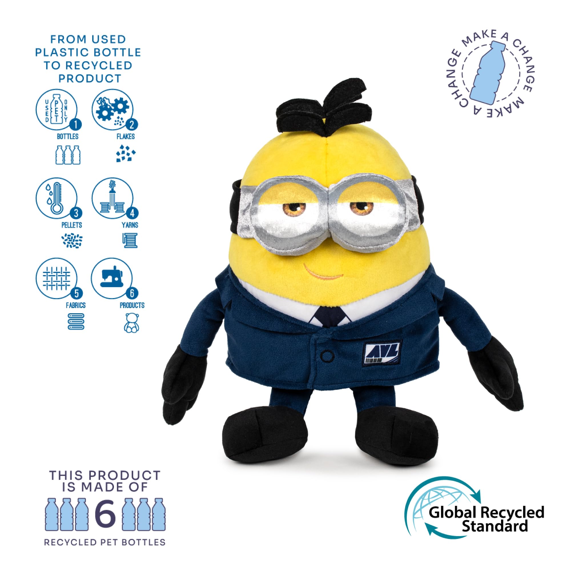 ち*う様 minion Famosa Softies 760024513 27 cm New Minions Me4 Movie Costume