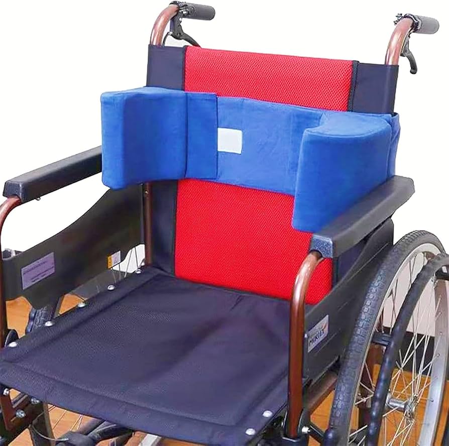 美品　車椅子用クッションと背もたれ固定用 て Amazon.co.jp: LONGMUN 車椅子用横方向サポート 背もたれ