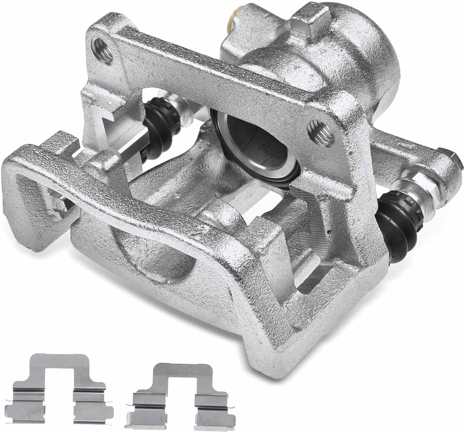 A-Premium Disc Brake Caliper Assembly with Bracket Compatible with Select Volvo Models - S80 2007 2008 2009 2010 2011 -Rear Right Passenger Side