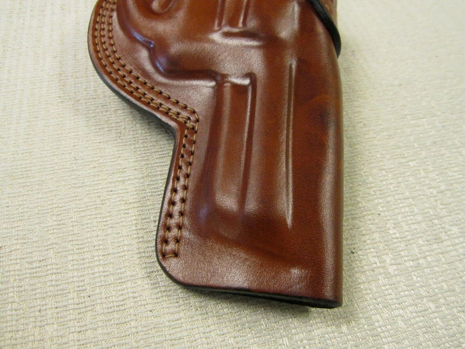 Fits Ruger LCRX 3" Formed Brown Leather Owb Belt Holster