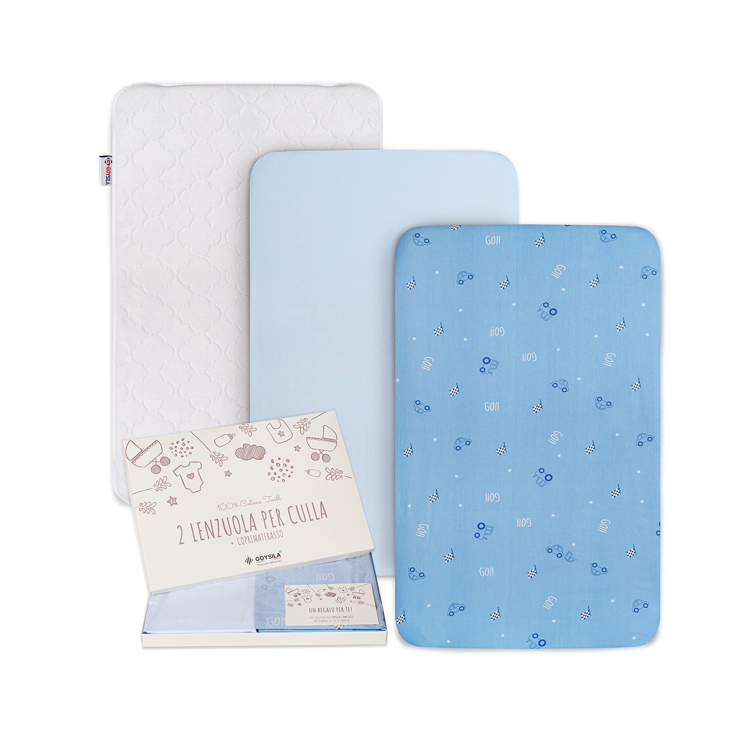 Next To Me Chicco Coprimaterasso Next To Me - Set 2 Pezzi 60x90cm Per Culla Set 2 Coprimaterassi Bebè