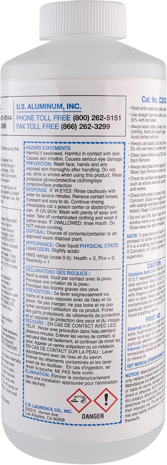 CRL Water Spot Remover - Quart