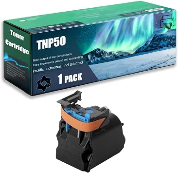 TNP50 Toner Cartridge Compatible for Konica Minolta bizhub C3100P Printers, Replacement A0X5334 TNP50M TNP50C A0X5434 TNP50K A0X5134 TNP50Y A0X5234 1 Pack Black
