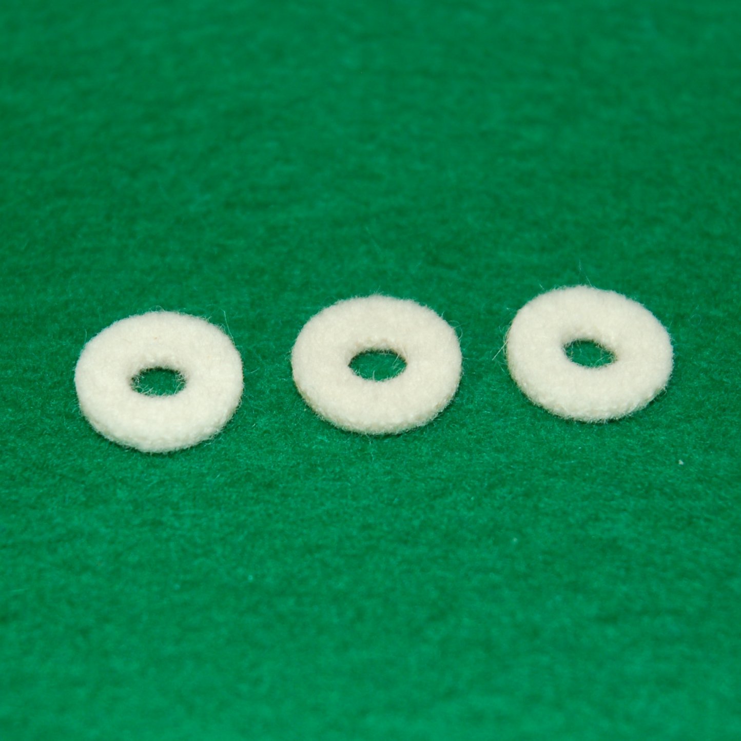 Valve Finger Button Felt Washer for Yamaha - O.D. 15 mm - Baritone ~ Euphonium ~ Tuba ~ Sousaphone - Set of 3