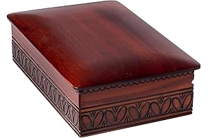 JEWELRY WOODEN BOX Handmade Linden Wood Keepsake, Made in Poland - Enchanted World of Boxes