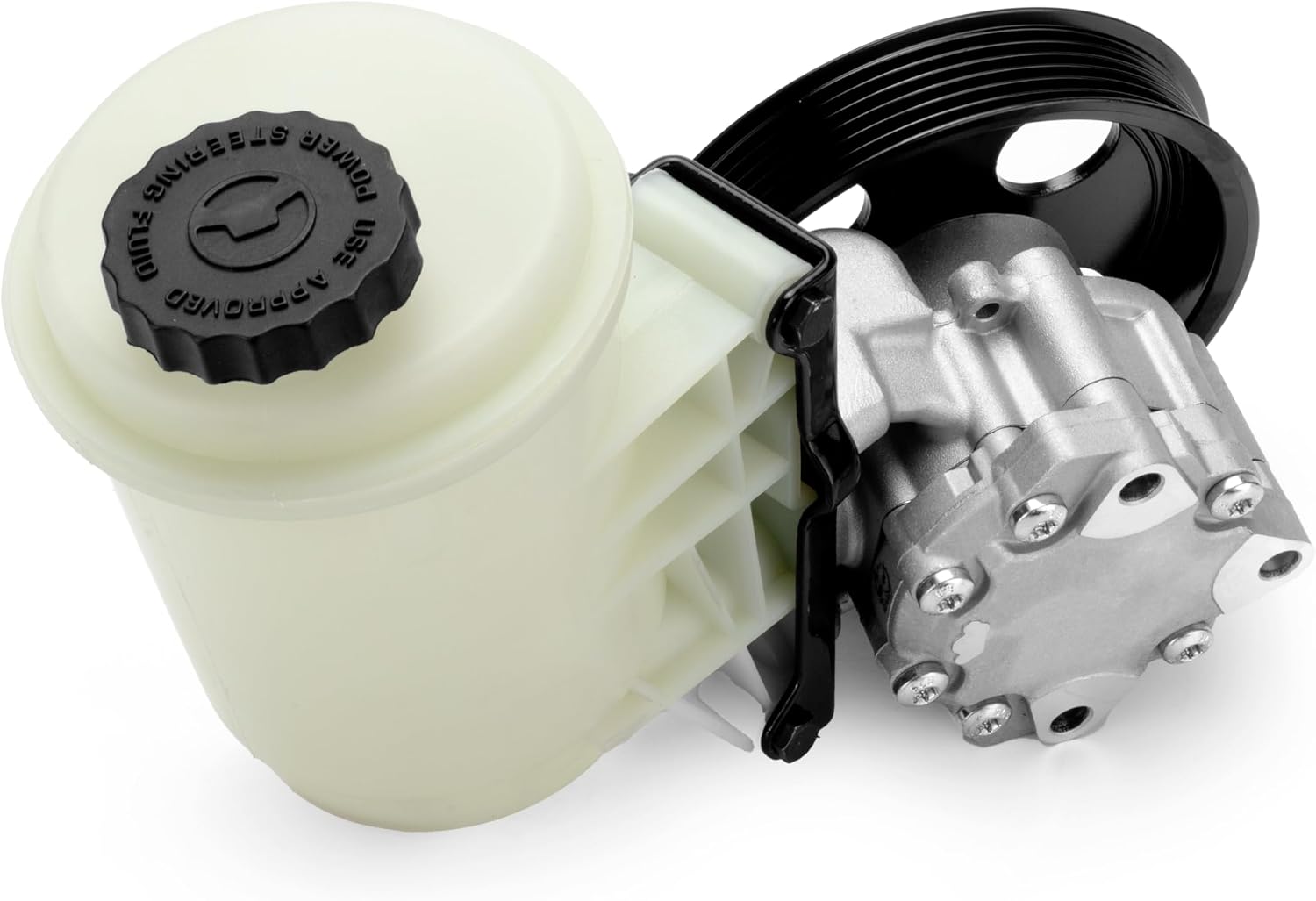 Power Steering Pump with Pulley & Reservoir Compatible with Dodge Ram 1500 08 5.7L Ram 2500 3500 03-09 Ram 2500 3500 10 6.7 Ram 4500 5500 08-09