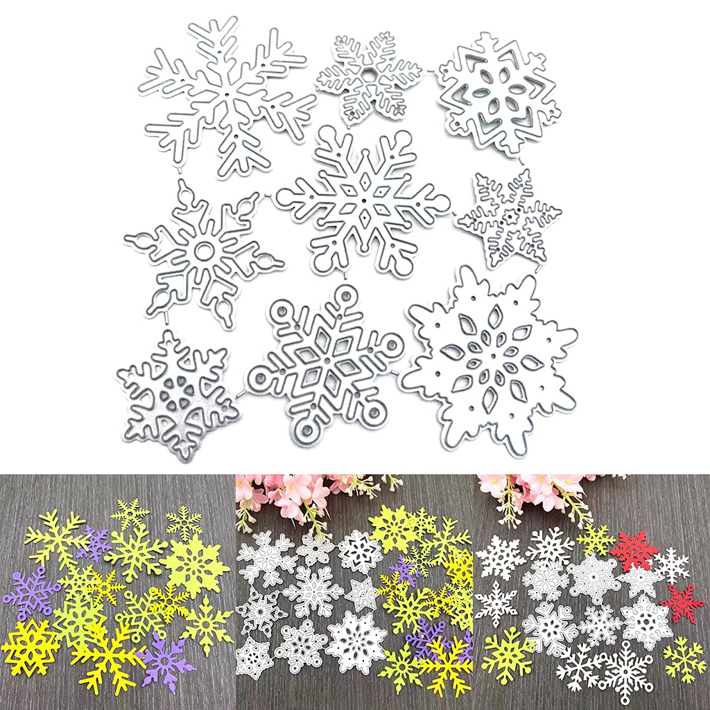 Amazon.co.jp: 雪の結晶 金属 カッティングダイス ステンシル