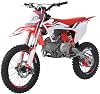 A11 125CC Dirt Bike Powered by ZONSEN Engine, 4-Speed Manual Clutch, Kick Start, Big 17“14” Tires