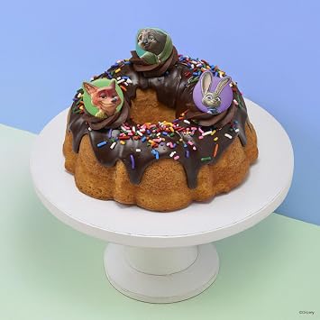 Disney's Zootopia Cupcake Decoration Toppers | 24 Pack Party Cake Rings