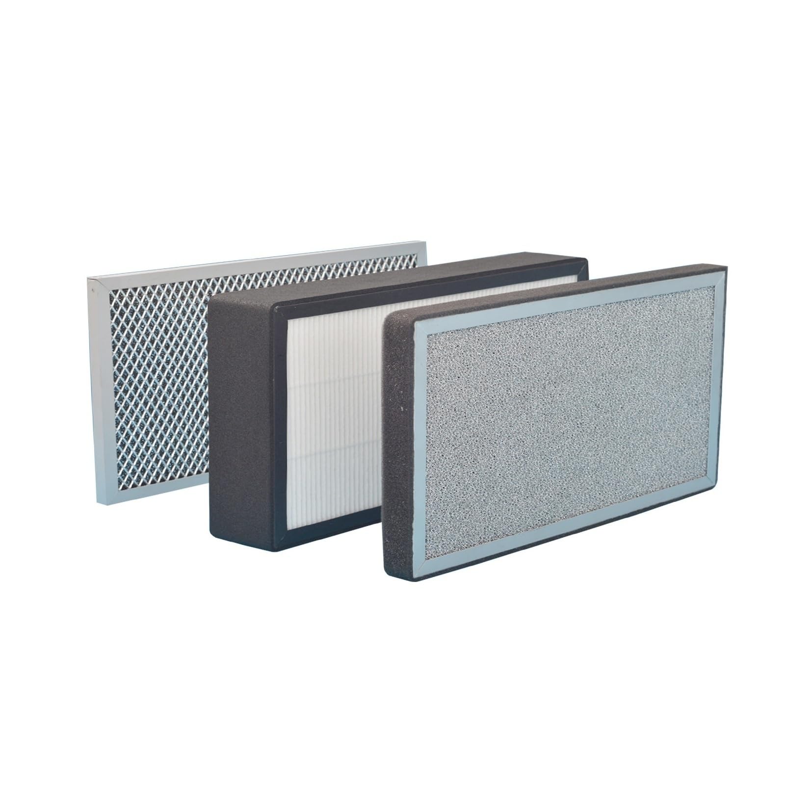 3 Pezzi Di Ricambio For Filtro Purificatore D'aria Da Pollici
