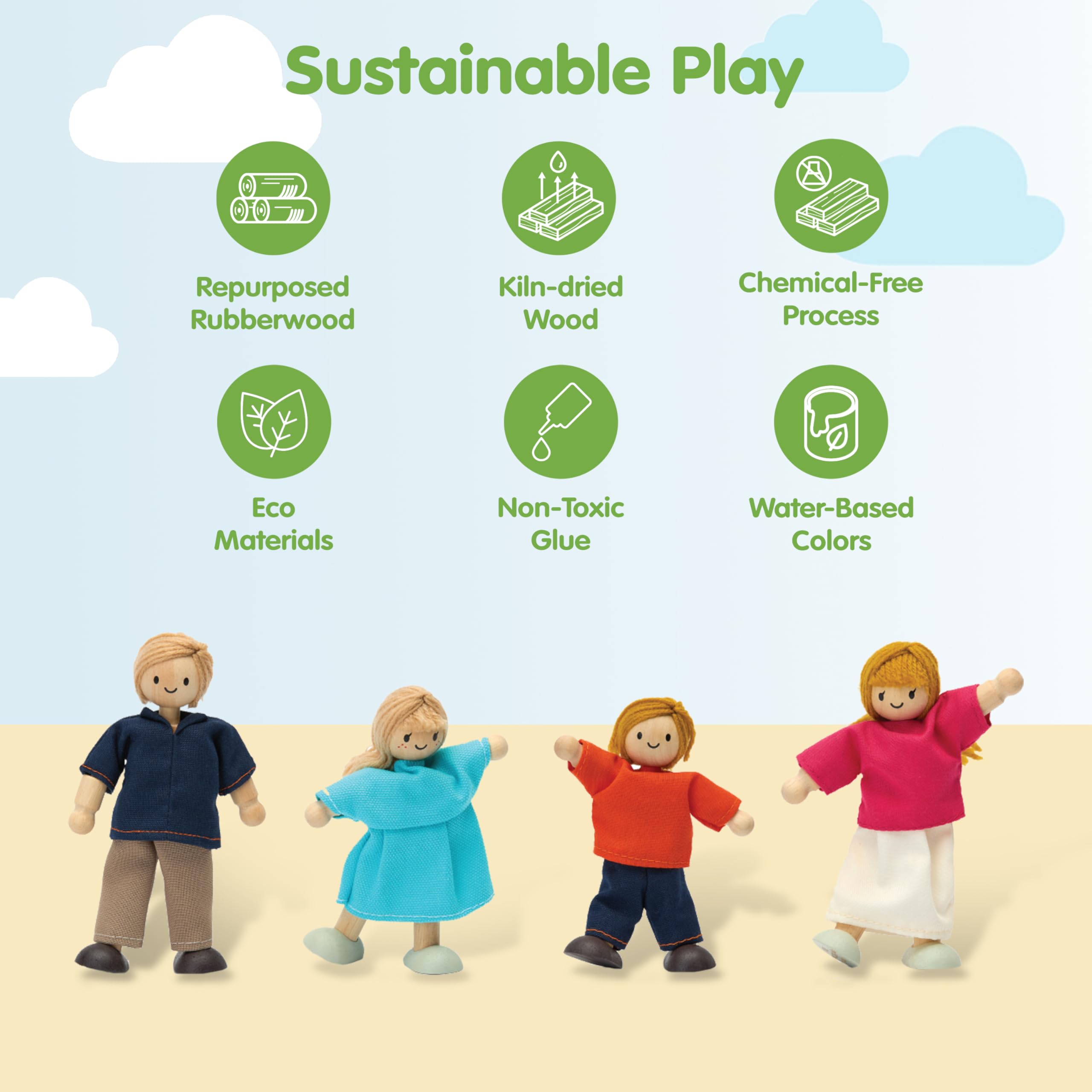 Plan Toys Rodzina lalek