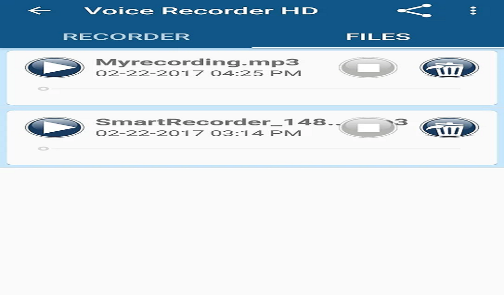 Smart Voice Recorder HD App on Amazon Appstore