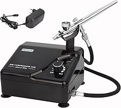 Fengda Professional Airbrush Kit with Intelligent Compressor FD-207K for Tattoo,Model,Cake Decoration,Automotive Graphics etc