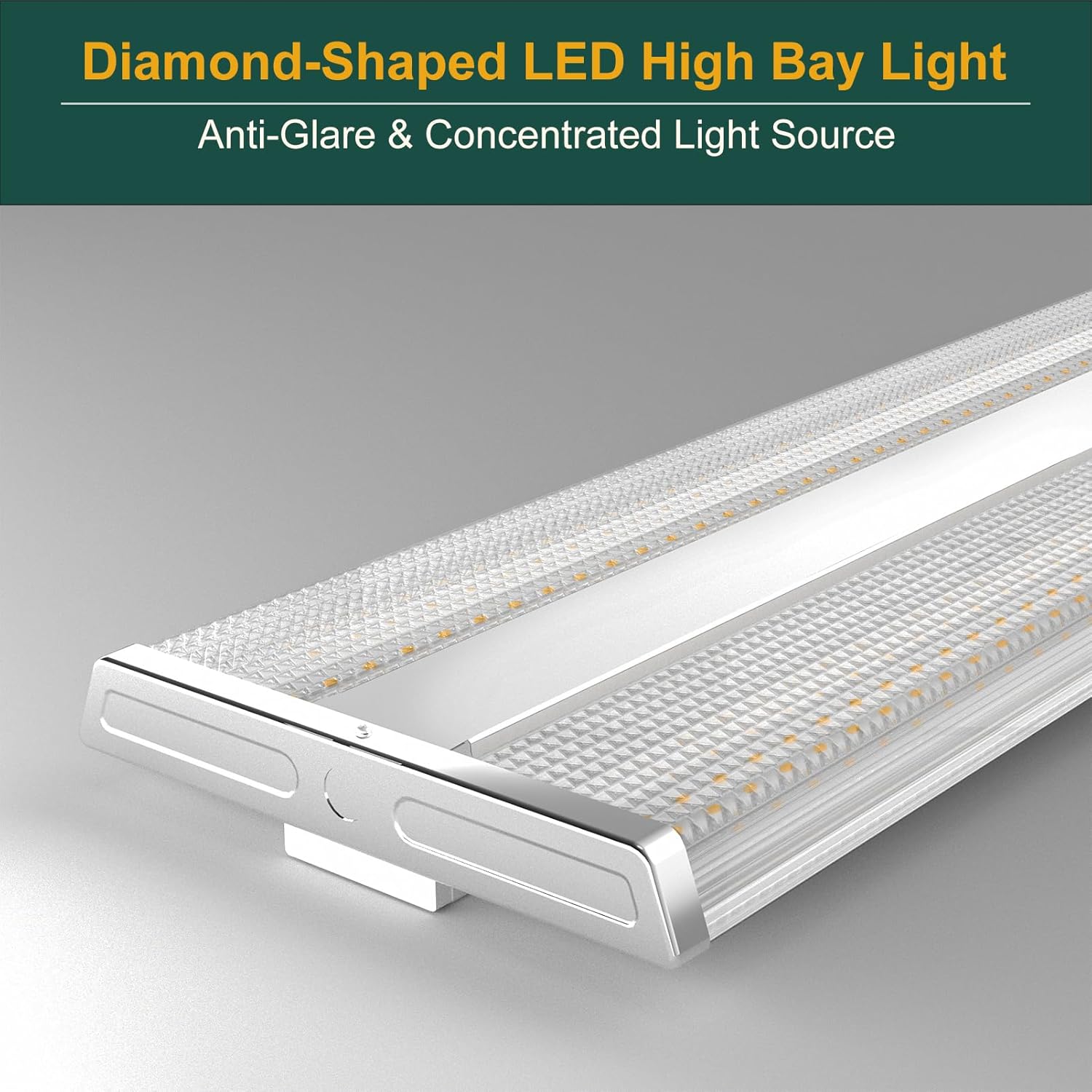 2FT 200W LED Commercial Linear High Bay Light 28000LM[Eqv.960W MH/HPS],AC100-277V【Driver Equipped】 5000K,Linear Hanging High Bay Light-8Pack
