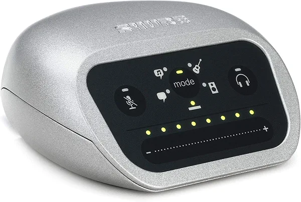 Shure MVi Digital Audio Interface with USB and Lightning Cables