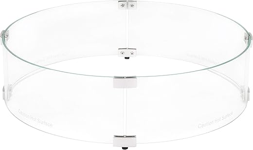 Best round wind guard for fire table 19 inch