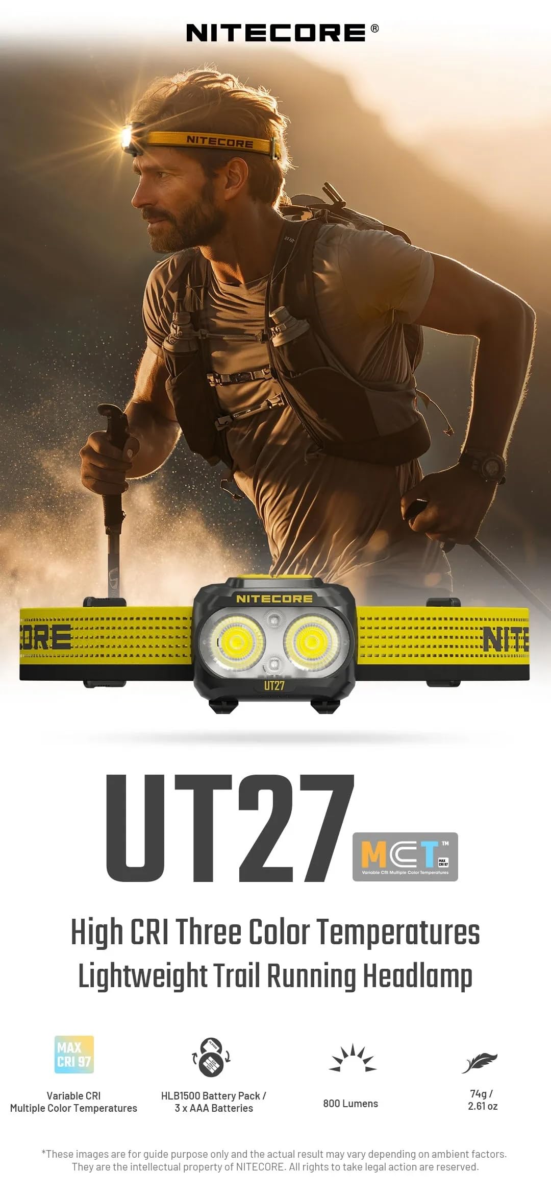 Nitecore UT27 MCT Czarny