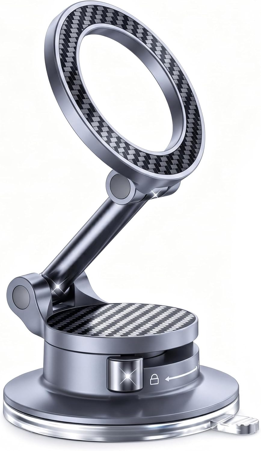 Closima for MagSafe Car Phone Holder [90+ LBS Strongest Suction & 4000gf Magnet] 360° Adjustable Phone Holders for Your Car, Cell Phone Car Mount for iPhone & Android