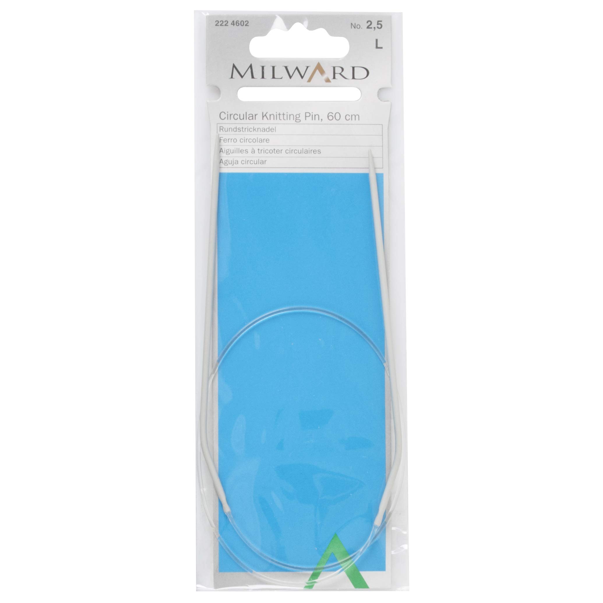 Fixed Circular Knitting Needles, 60cm, 2.5mm