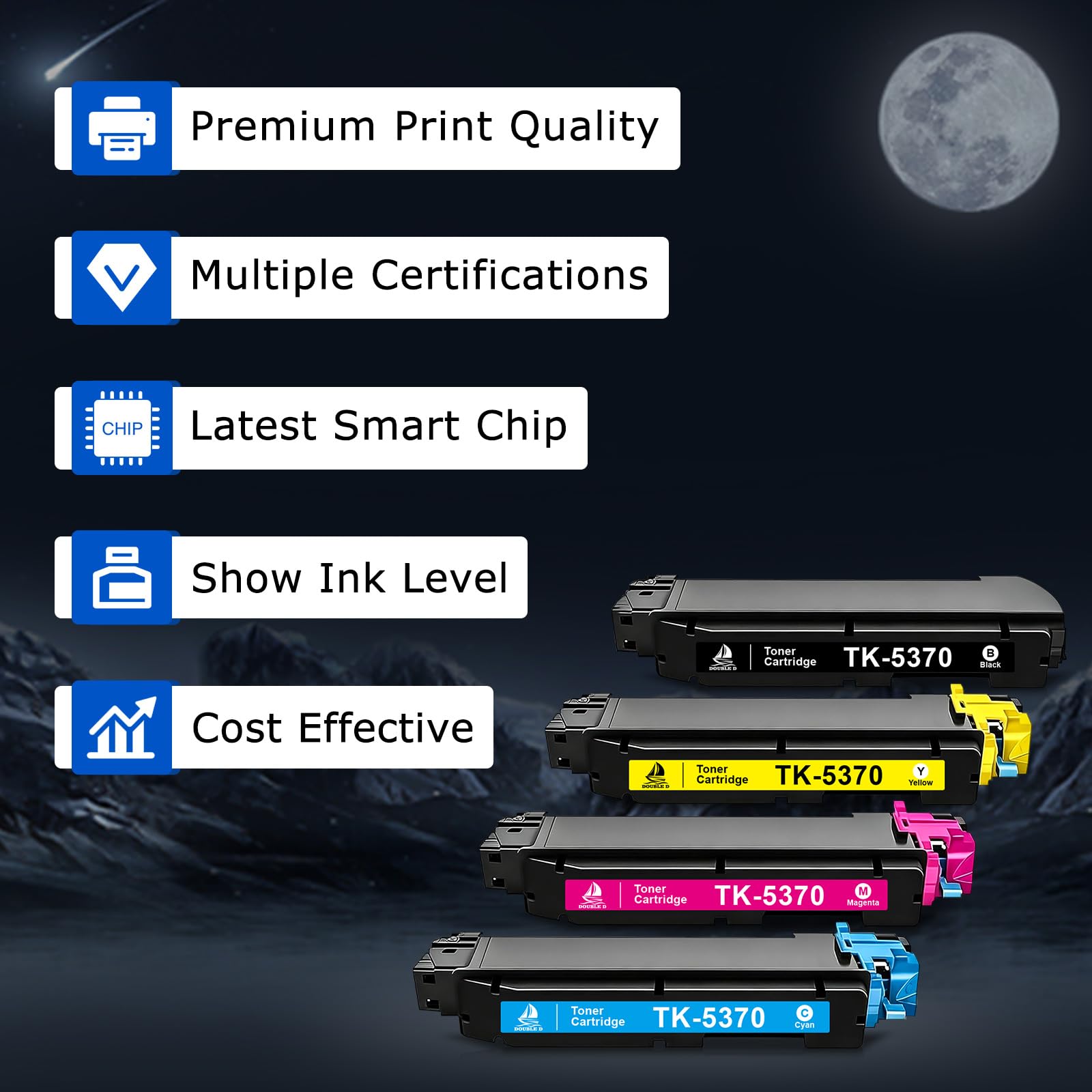 DOUBLE D TK-5370 Toner per Kyocera TK-5370 per Kyocera ecosys MA3500,PA3500