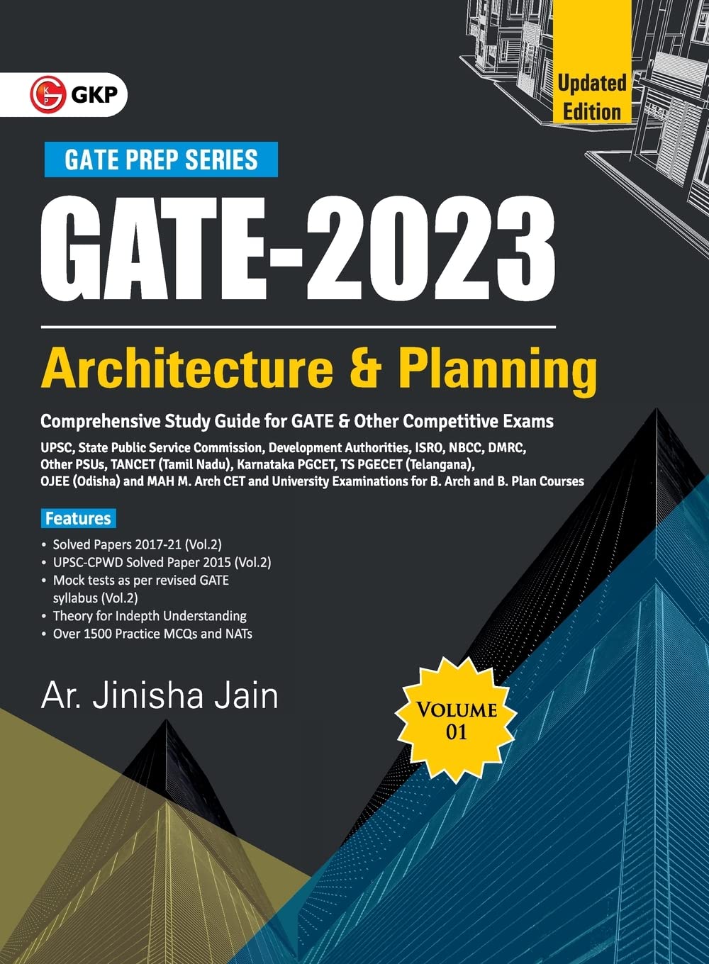 GATE 2023: Architecture & Planning Vol 1 - Guide by GKP