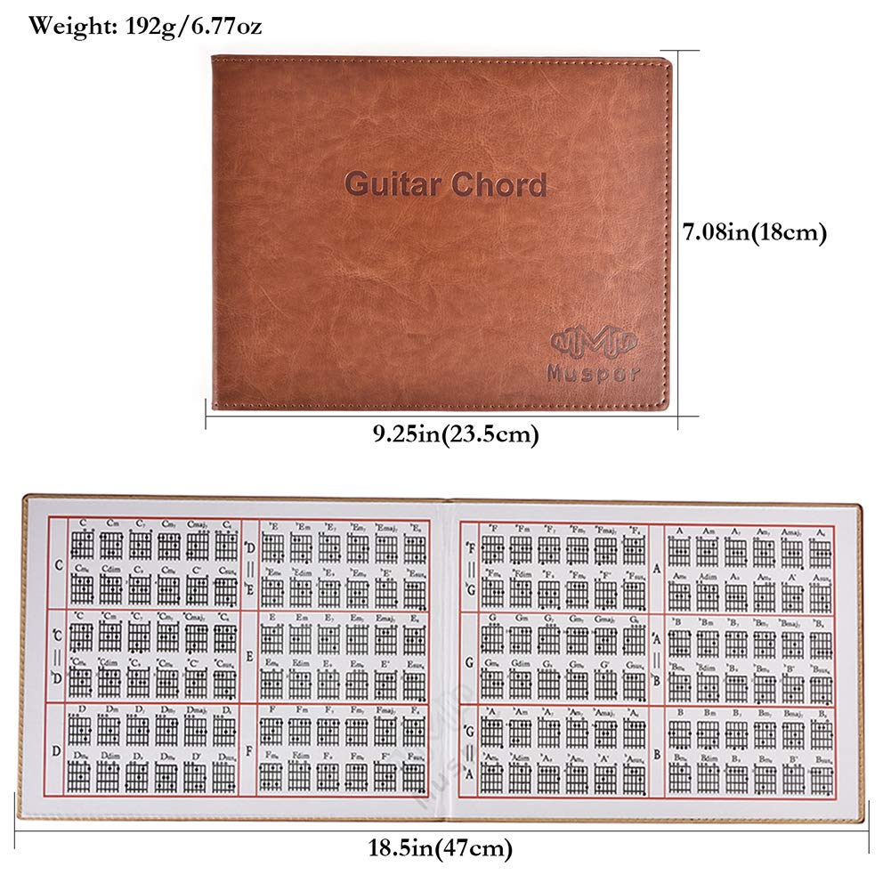 RuiJOTWAT 6 String Acoustic/Classical/Electric Guitar Chord Book Paperback Chart - Image 3