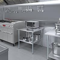 Vista 563 de Mesa de trabajo de acero inoxidable, mesa de metal