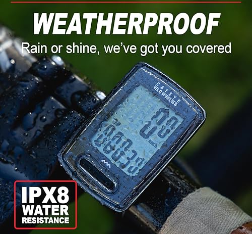 Miniatura 4 de CATEYE Velo - Computadora inalámbrica para bicicletas, ciclocomputadora analógica inalámbrica, velocímetro y odómetro, seguimiento de calorías,