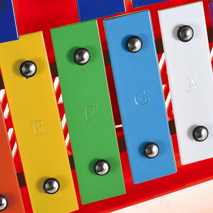 Amazon.co.jp: Seika 鉄琴 カラフル 25音 ミュージカル教材 2マレット