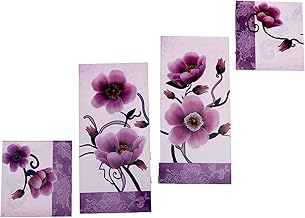 ستيكر حائط بلاستيكي ثلاثي الأبعاد متعدد الألوان 3A 3A-12447، 4 قطع، HXS-00