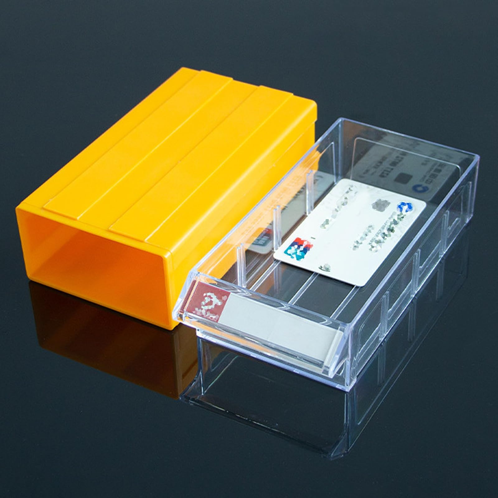 Boite Rangement Vis Tiroirs De Rangement De Pièces Empilables En Plastique, Organisateur De Composants Électroniques Modulaire Avec Étiquettes Et Cloisons(Yellow 10 pack,18x9.5x5cm)